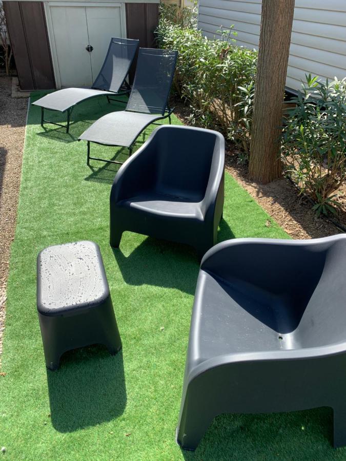Mobilhome Vias Plage Dans Camping Exterior foto